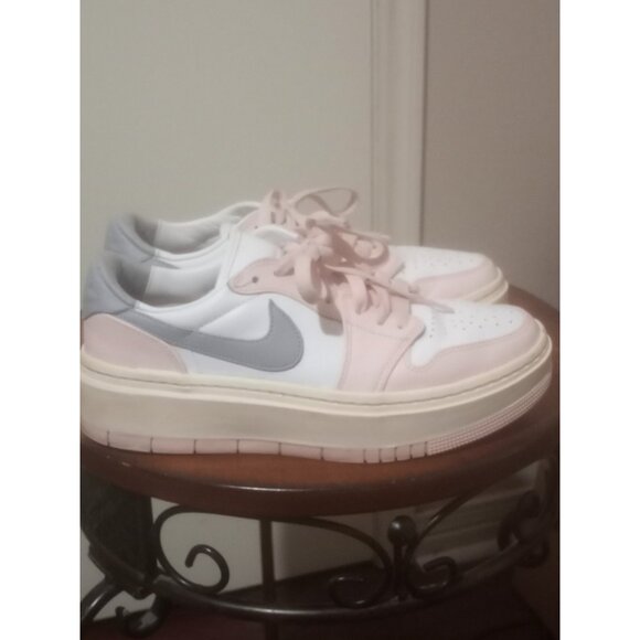 Nike Air Jordan 1 Elevate Low Shoes Womens Size 8 Pink Platform DH7004-600 - Picture 1 of 12